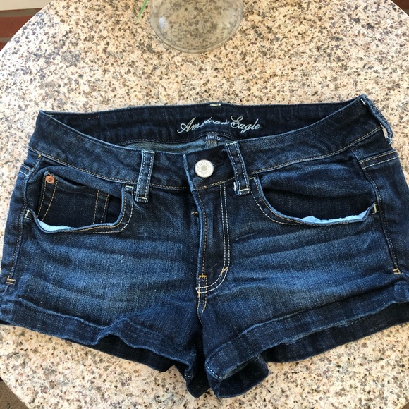 American Eagle Outfitters Pants - Dark American Eagle jean shorts